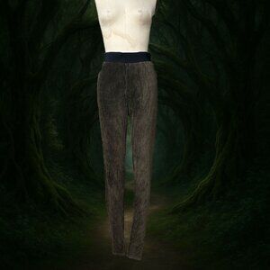 Free People Velvet Striped Leggings